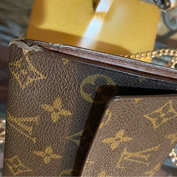 Louis Vuitton Brown Monogram Wallet Shoulder Bag - Picture 8 of 12